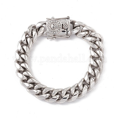 Bracelet Blanc Simili Cuir Avec Fermoir Strass - Bijou Fantaisie Neuf Sans Emballage