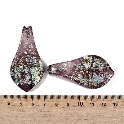 Lampwork grandi ciondoli&nbsp;FOIL-K003-01-1