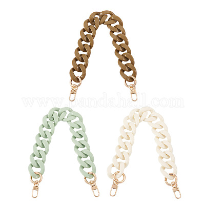 Wholesale PandaHall 3 Size Bag Strap Extender Gold Chunky Chain