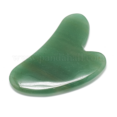 Natürliche grüne Aventurine Gua Sha Boards&nbsp;X-G-S336-57A-1