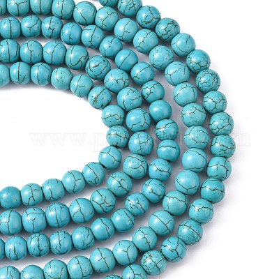 Howlite synthetischen Perlen&nbsp;TURQ-GSR8mm129-1