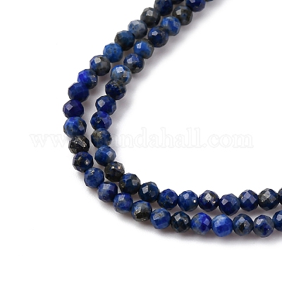 Natürlicher Lapislazuli Perlenstränge&nbsp;G-RM241221-B19-1