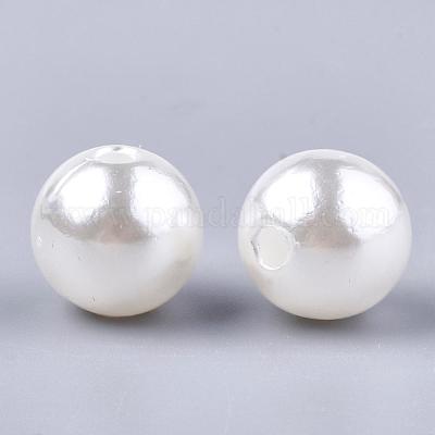 Nachahmung Perlenacrylperlen&nbsp;SACR-S028-01-1