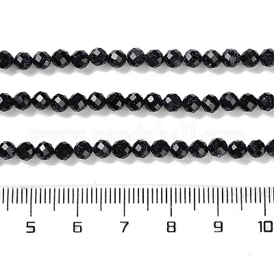 Synthetische blauen goldstone Perlen Stränge&nbsp;G-A233-A01-01-1