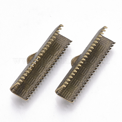 Messingband-Crimpenden&nbsp;X-KK-Q747-10G-AB-1