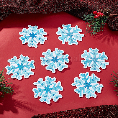 Appliques Christmas Clothes, Christmas Craft Supplies, Snowflakes Crafts