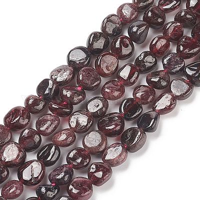Chapelets de perles de grenat naturel&nbsp;G-L478-52-1