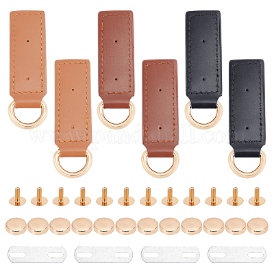 WADORN 8 Sets Metal Side Clip Bag Buckle, 4 Colors Purse Suspension Clasp  Detachable Bag Strap