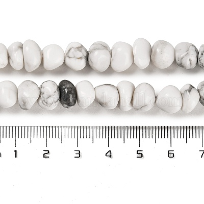 Natürliche Howlith Perlen Stränge&nbsp;G-G053-C09-01-1