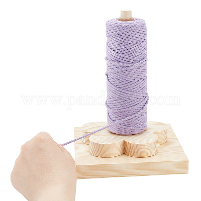 Wholesale Wooden Plum Blossom Yarn Spinner 