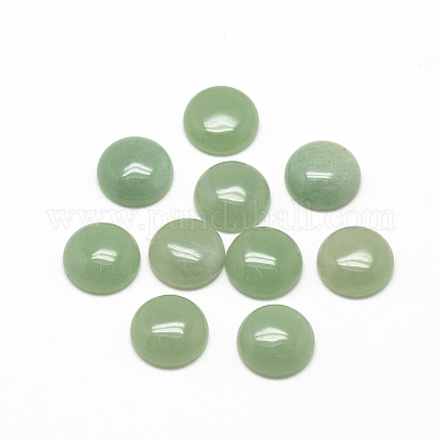 Cabochon avventurina verde naturale&nbsp;G-R416-10mm-43-1