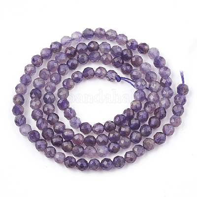 Natürlichen Amethyst Perlen Stränge&nbsp;G-T107-12-1