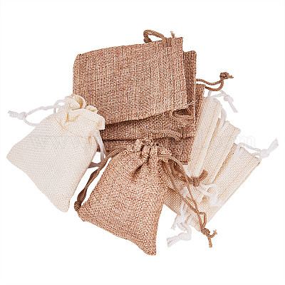 Pochettes en toile de jute&nbsp;ABAG-BC0001-08-9x7-1