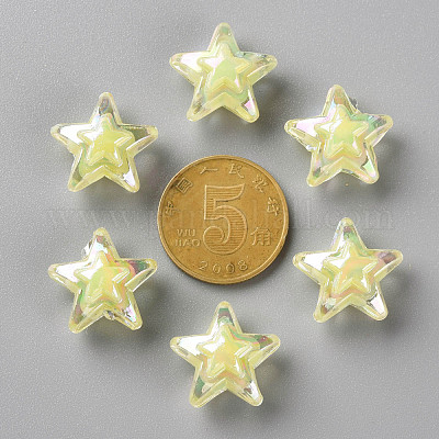 Perles en acrylique transparente&nbsp;TACR-S152-11B-07-1