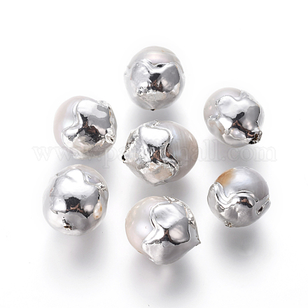 Perle coltivate d'acqua dolce perla naturale PEAR-F011-02S-1