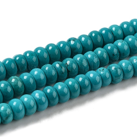 Natural Howlite Beads Strands G-B049-C01-08A-1