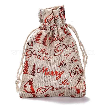Pochettes d'emballage cadeau en coton sacs à cordon ABAG-B001-01B-02-1