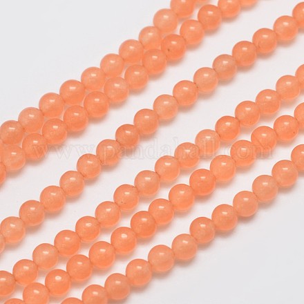 Natürliche und gefärbte Perle Malaysia Jade Stränge G-A146-4mm-A05-1