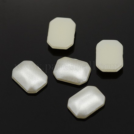 Faceted Rectangle Taiwan Acrylic Cabochons K62-8x10-J2-1