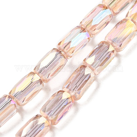 Chapelets de perles en verre transparente   EGLA-P052-03B-01-1