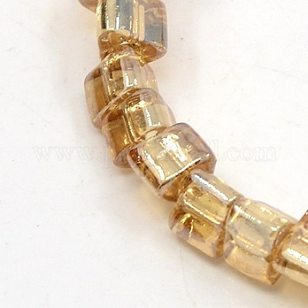 Electroplate Glass Beads Strands EGLA-J036-B-H20-1