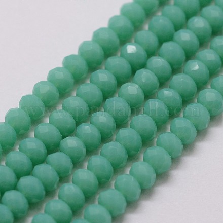 Imitazione fili di perle di vetro giada GLAA-K013-03-1
