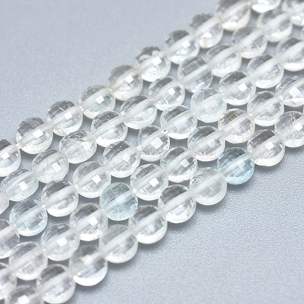 Chapelets de perles en cristal de quartz naturel G-E530-07Q-1