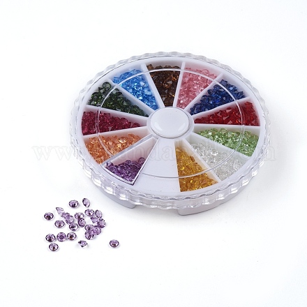 12 colores cabujones de resina CRES-JP0001-10-3mm-1