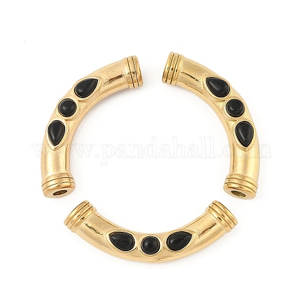Натуральный черный агат бисером STAS-P380-66G-02-1