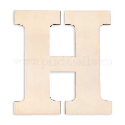 Letter Unfinished Wood Blank Cutouts DIY-ZX040-01H-1