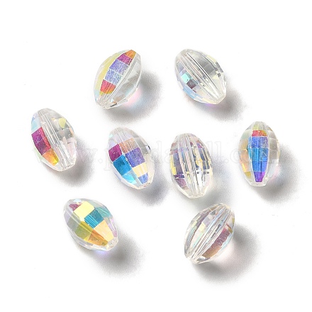 Verre imitation perles de cristal autrichien GLAA-H024-02B-1