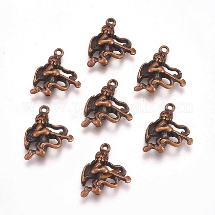 Metal Alloy Drink Charms PALLOY-A15537-R-1