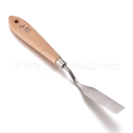 Edelstahlfarben Palette Schaber Spatel Messer TOOL-L006-12-1