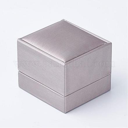 PUレザーリングボックス  長方形  アザミ  6x6.6x5.5cm OBOX-G010-01D-1