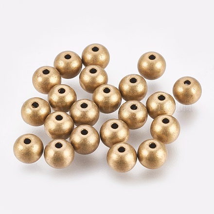 Perles en alliage de style tibétain X-MLF1032Y-NF-1