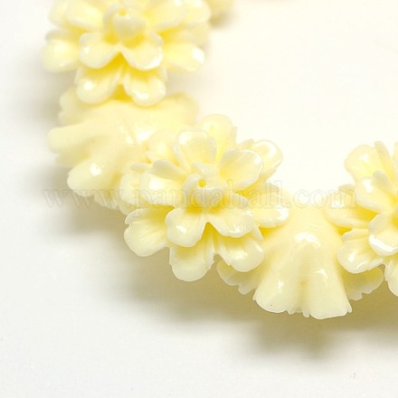 Synthetic Coral Beads Strands CORA-L012-01-1