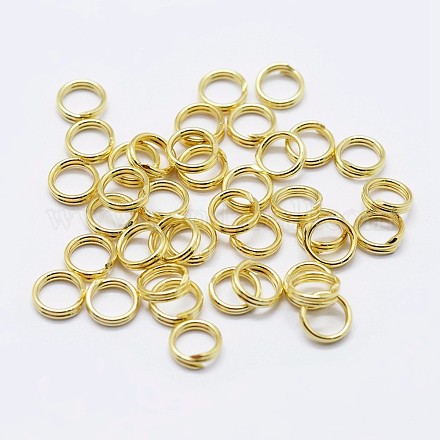 925 anillos de salto divididos de plata de ley. STER-F036-01G-0.6x8mm-1