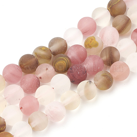 Tigerskin Glass Beads Strands G-T106-258-1