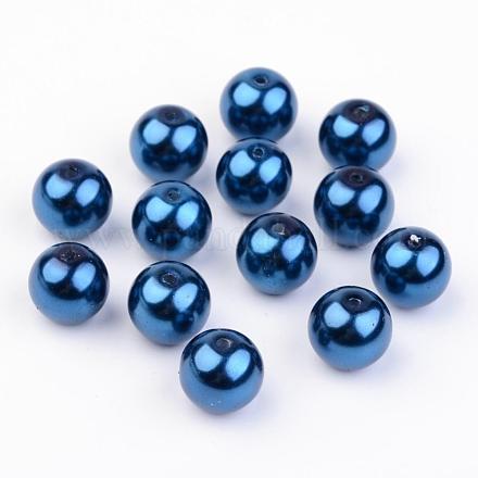 Perline di perla di vetro X-HY-12D-B72-1