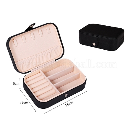 Коробка для хранения ювелирных изделий из искусственной кожи PW-WG31628-04-1