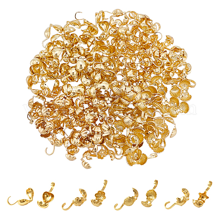 Nbeads 160 Stück 4-Stil-Perlenspitzen aus Legierung FIND-NB0004-28-1