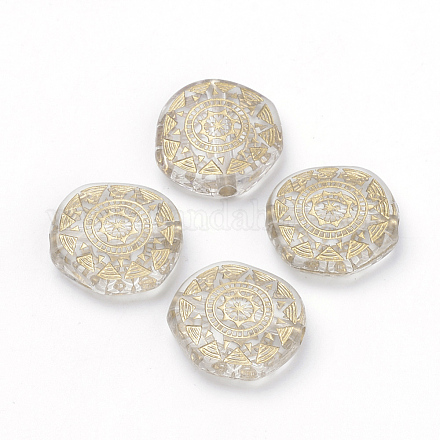 Chapado de perlas de acrílico transparente X-PACR-Q115-45-1
