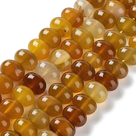 Chapelets de perles d'agate naturelle G-G021-03A-08-1