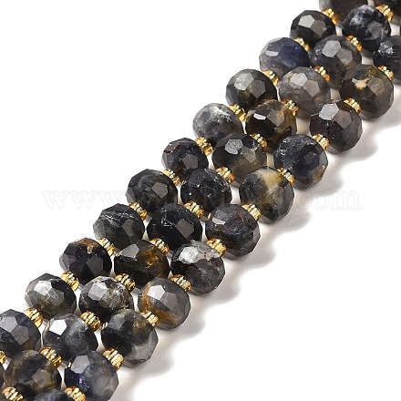 Perles naturelles Iolite brins G-P508-A12-01-1