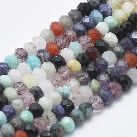 Natural Mixed Stone Beads Strands G-K246-22A-1