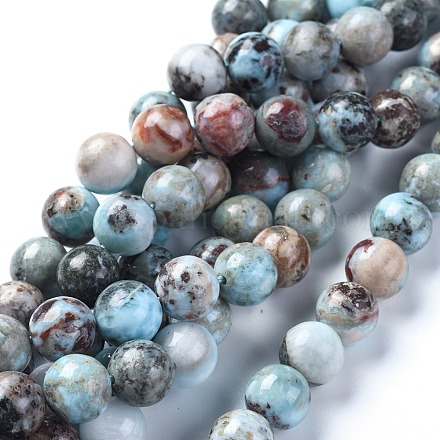 Chapelets de perles en larimar naturel G-L505-35B-1