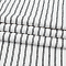 Stripe Polyester Fabric, Craft Accessories, Black, 1000x1470x1mm