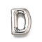 304 Stainless Steel Pendants, Letter Charm, Anti-Tarnish, Letter D, 21x15.5x5mm, Hole: 3.4x2mm