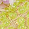 Transparent Acrylic Beads, Round, Green Yellow, 6mm, about 5480pcs/500g