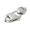 316 Surgical Stainless Steel Lobster Claw Clasps, Stainless Steel Color, 41mm